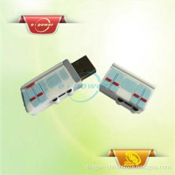 E-Power OEM Popular 16GB Lanyard PVC Bus Shape USB Flash Drive U808